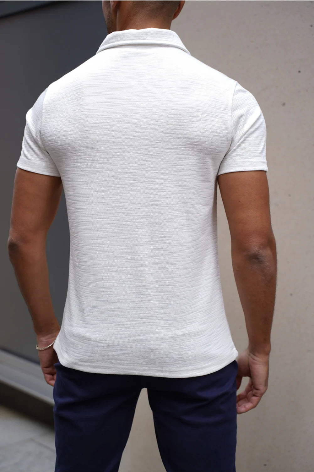 Capo INTERLOCK SLUB Zip SS Polo