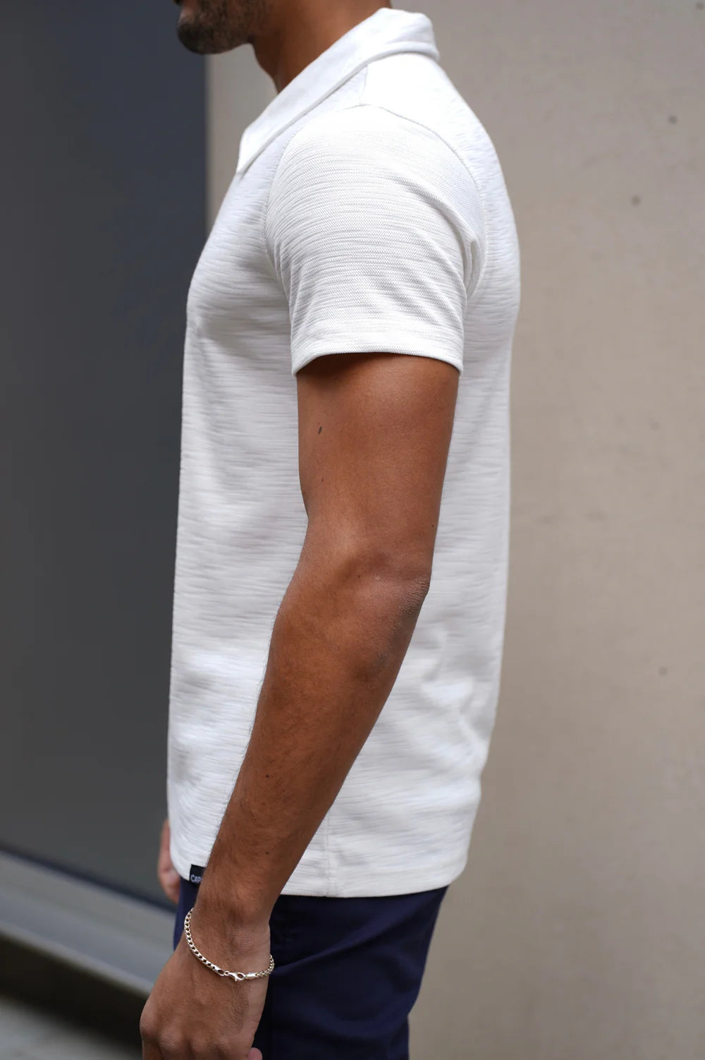 Capo INTERLOCK SLUB Zip SS Polo