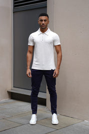 Capo INTERLOCK SLUB Zip SS Polo