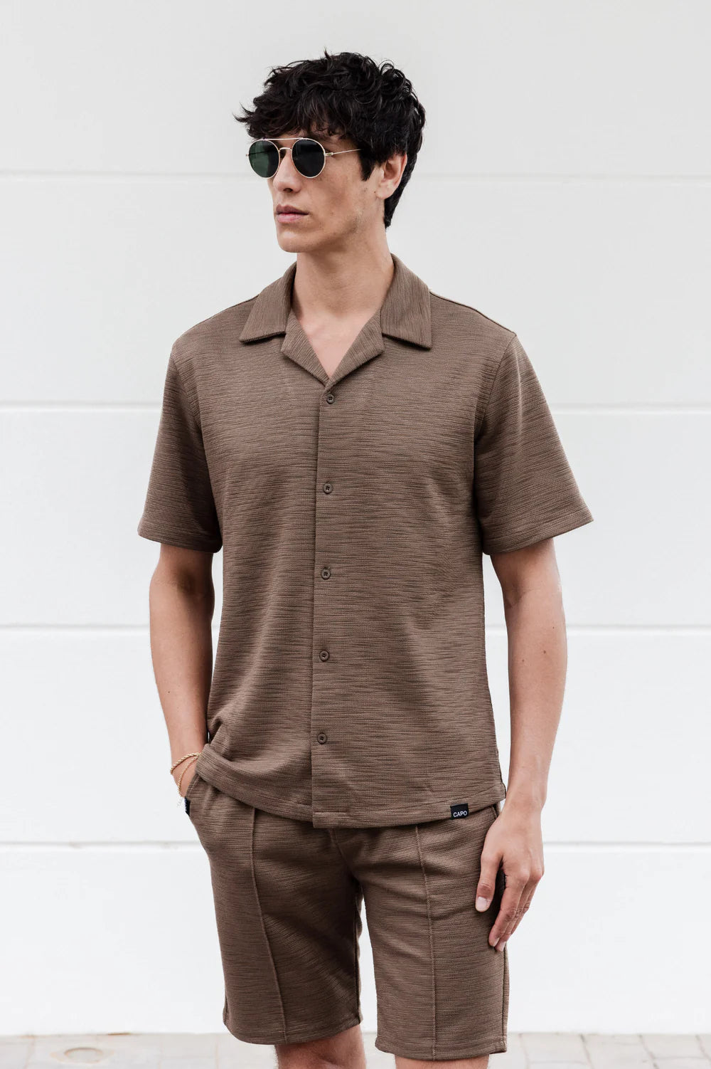 Capo INTERLOCK SLUB Revere SS Shirt