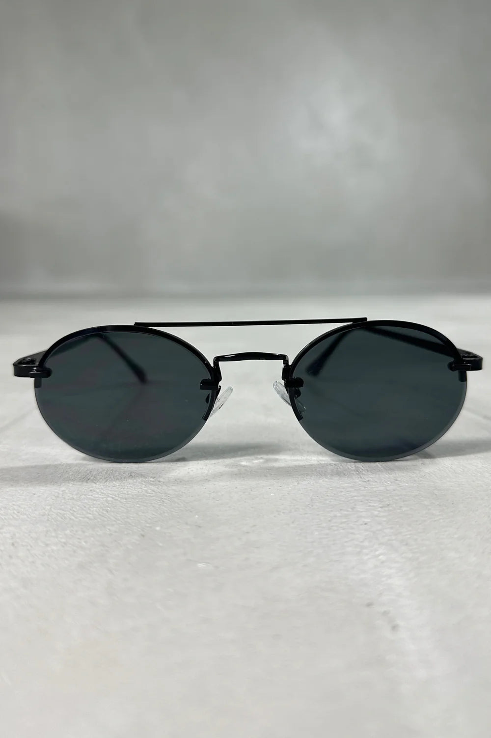 CAPO Oval Double Bridge Sunglasses