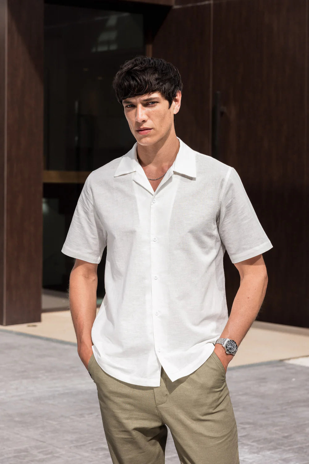 Capo LINEN SS Revere Shirt