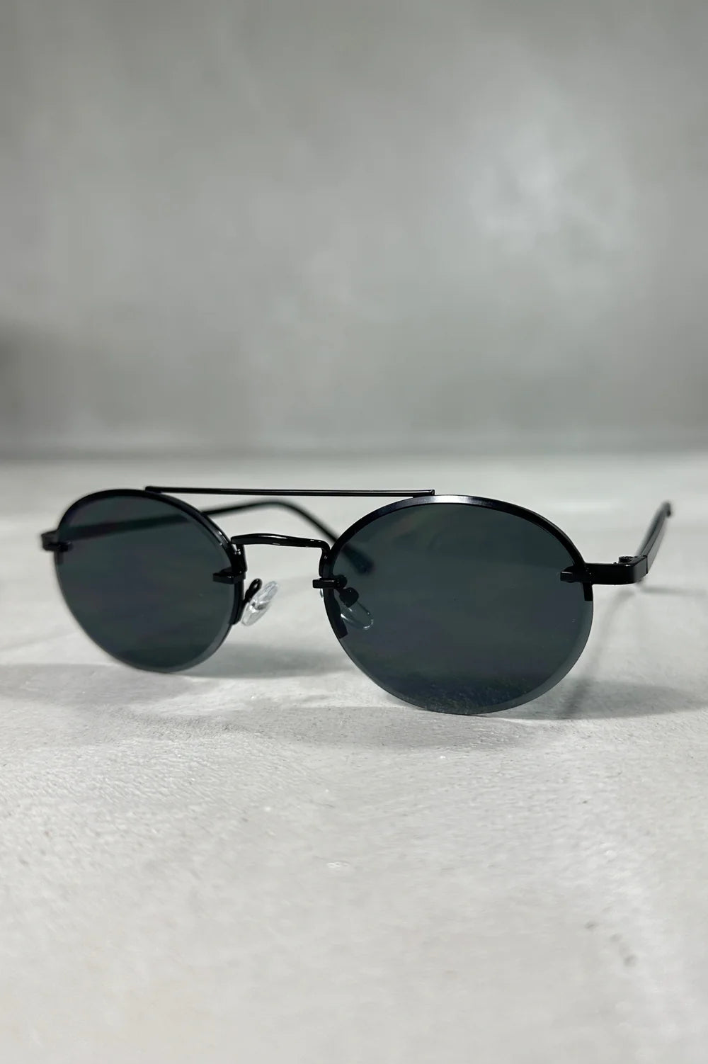 CAPO Oval Double Bridge Sunglasses