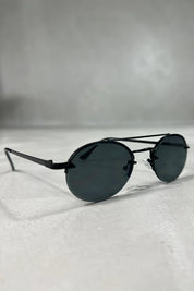 CAPO Oval Double Bridge Sunglasses