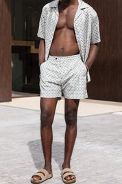 Capo GEOMETRIC Print SS Revere Shirt