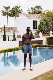 Capo Essential Swim Short - Steel Blue