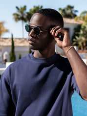 CAPO Round Double Bridge Sunglasses