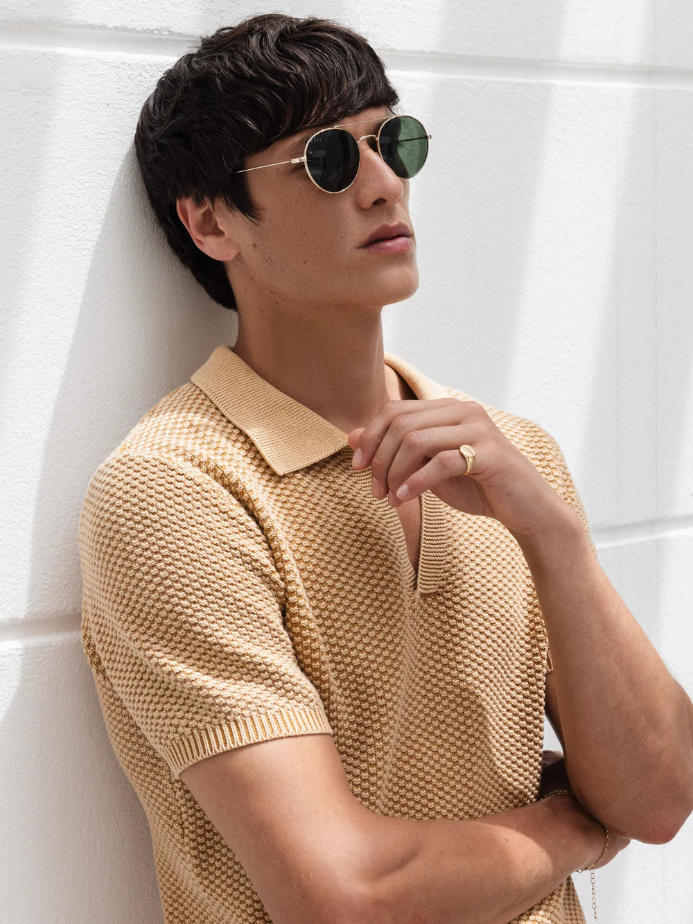 CAPO Round Double Bridge Sunglasses