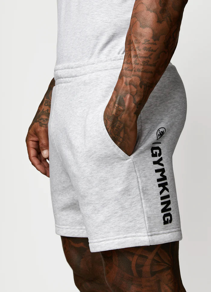 Gym King Aventus Short - Snow Marl