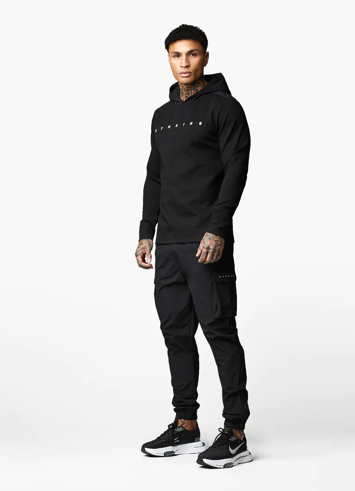 Gym King Rebellion Hood - Black