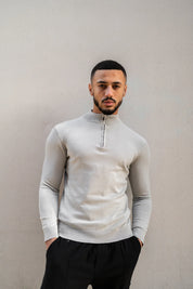 Capo Egyptian Cotton 1/4 Zip Top