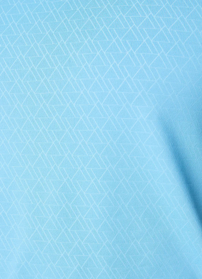 Gym King Debossed Energy Short - 6" - Blue Reef AOP