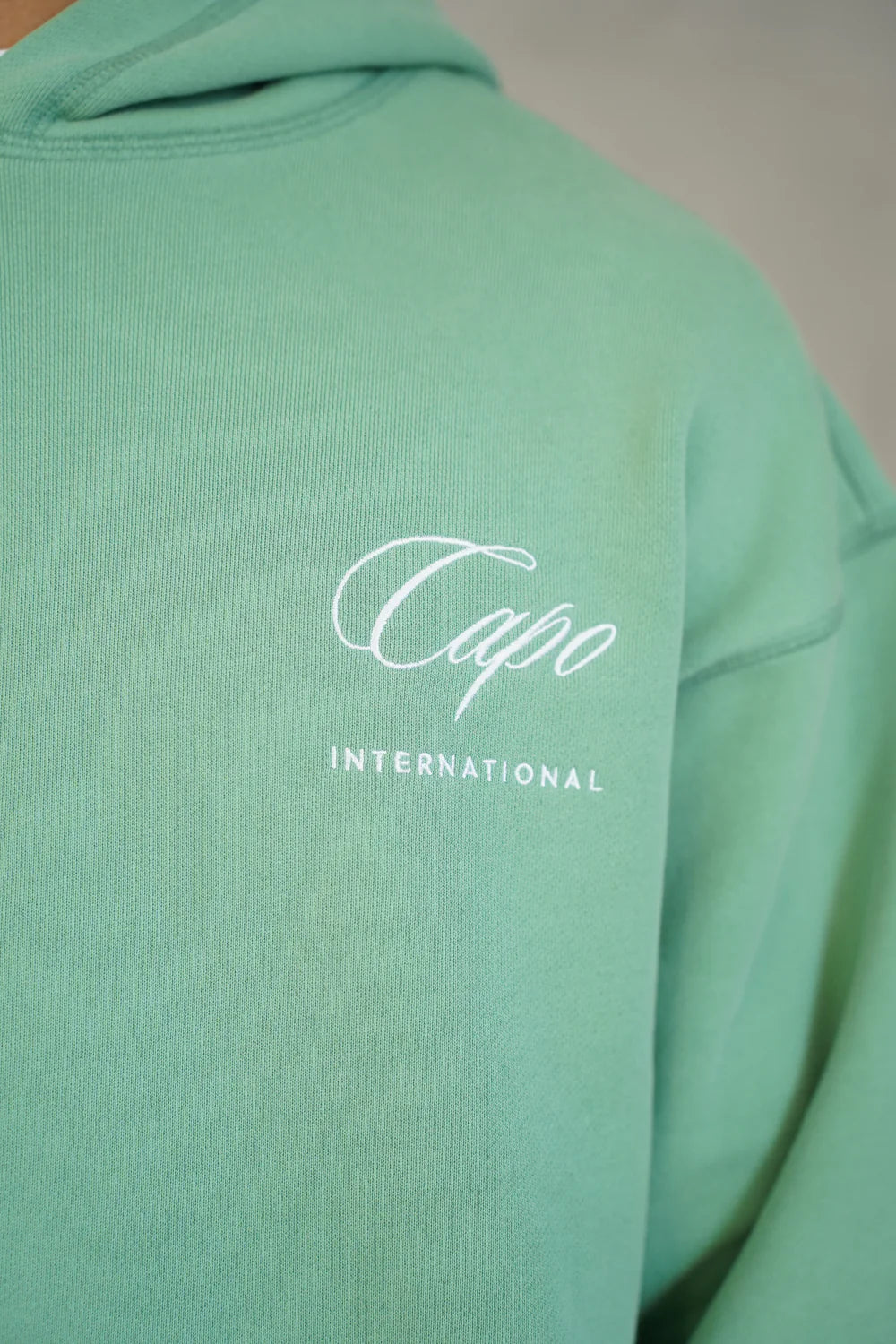 Capo International Hoodie - Washed Green