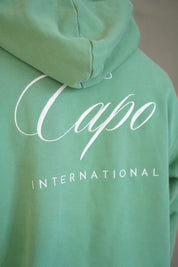 Capo International Hoodie - Washed Green
