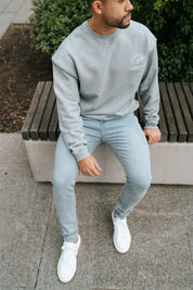 Capo International Sweater - Grey Marl