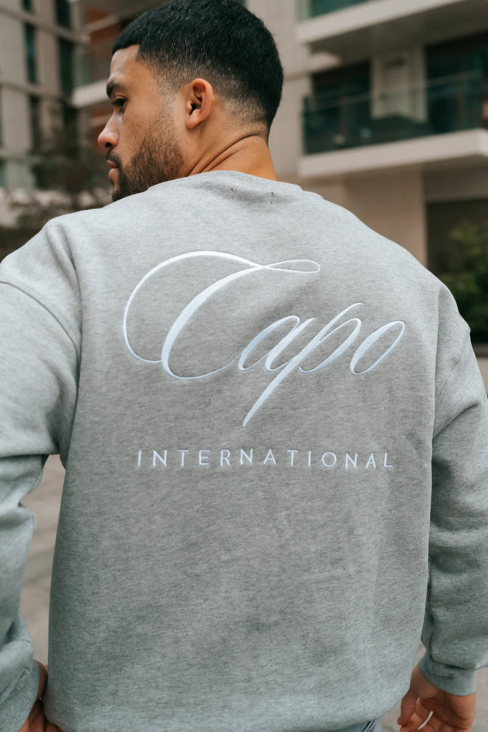 Capo International Sweater - Grey Marl