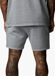 Gym King Est. Legacy Short - Washed Grey