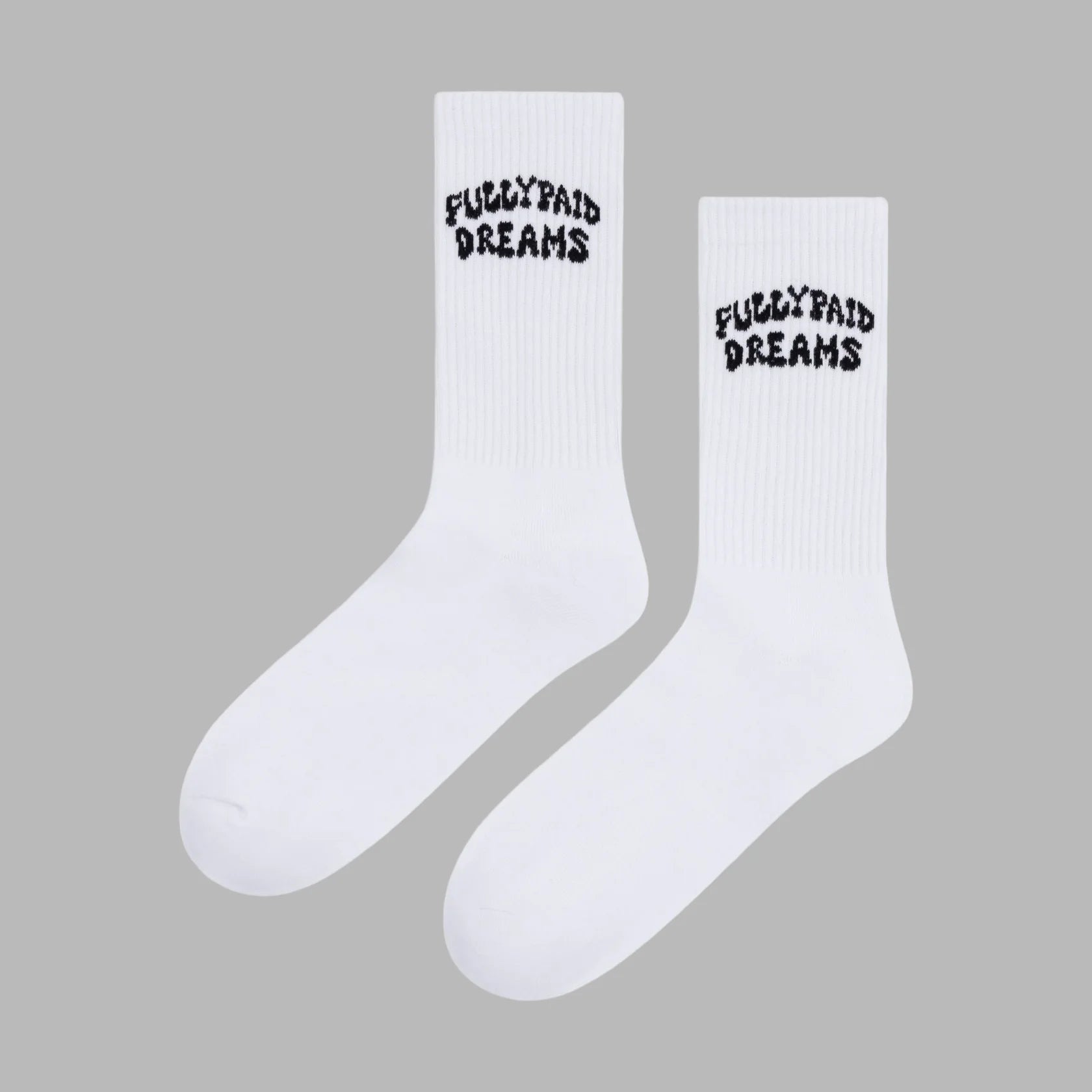 FullyPaid Dreams Socks - White/Black