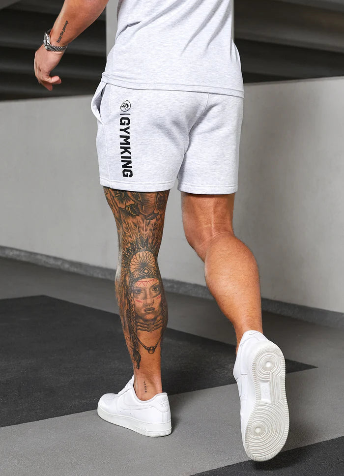 Gym King Aventus Short - Snow Marl