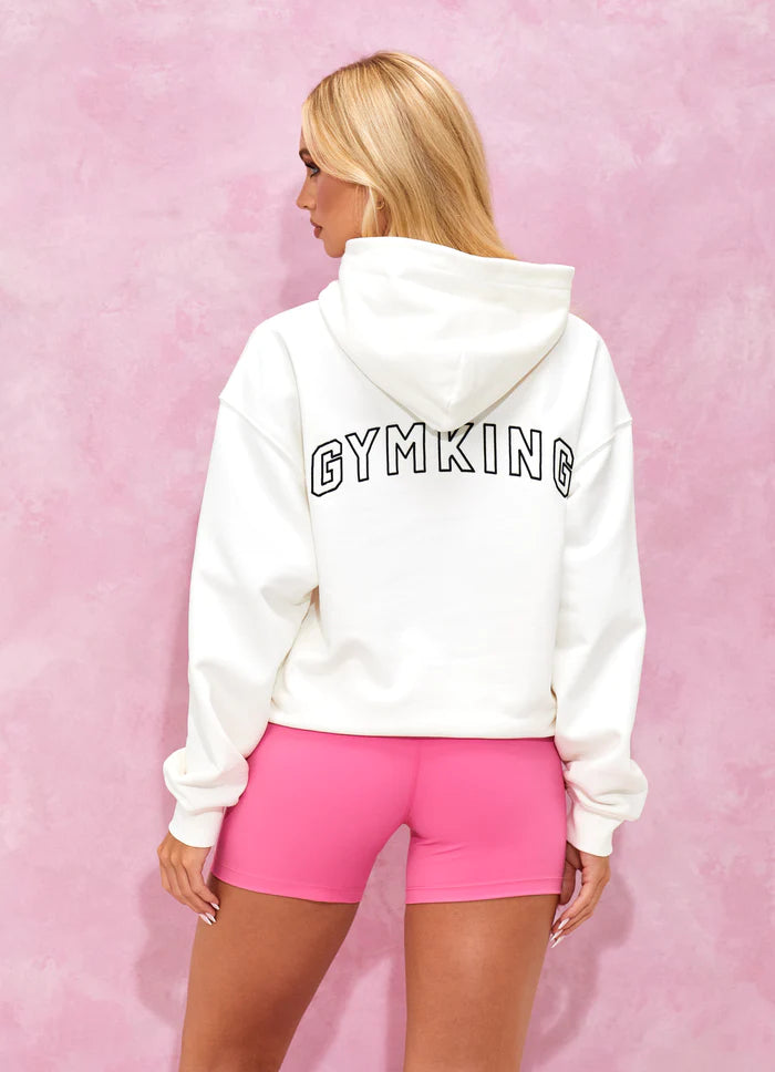 Gym King Malibu Oversized Hood - Cream