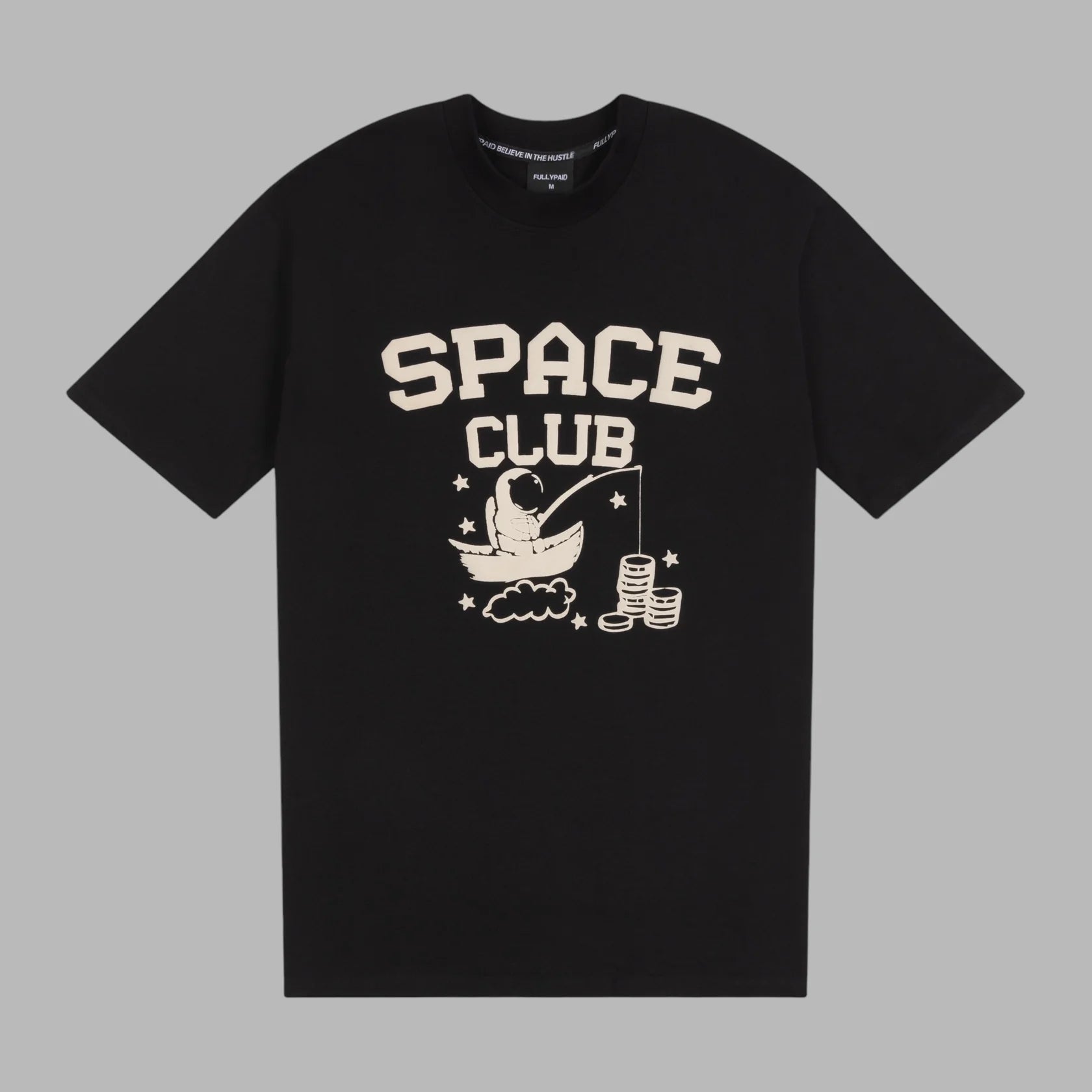 FullyPaid Space Club Oversized T-Shirt - Black