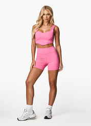 Gym King Malibu Contoured Tank - Paradise Pink