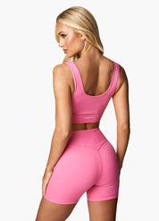 Gym King Malibu Contoured Tank - Paradise Pink