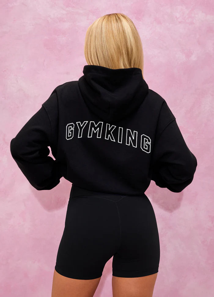 Gym King Malibu Oversized Hood Black LITCollective