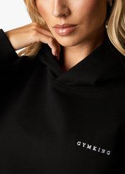 Gym King Malibu Oversized Hood - Black
