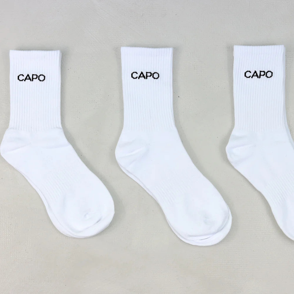 Capo Essential 3 Pack Crew Socks