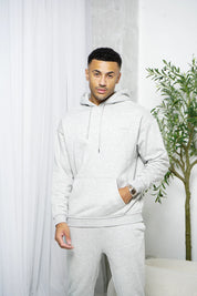Capo Tracksuit Overhead Hoodie - Grey Marl