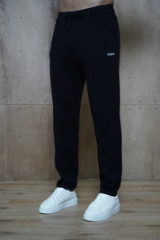 Capo Knitted Joggers - Black