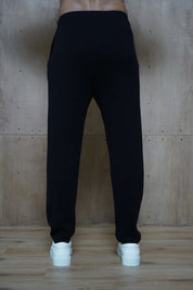 Capo Knitted Joggers - Black