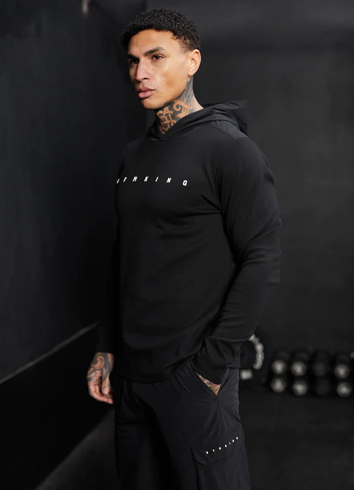 Gym King Rebellion Hood - Black