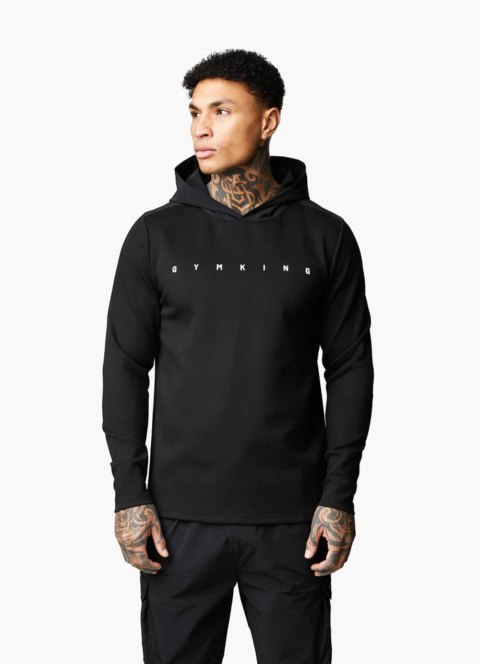 Gym King Rebellion Hood - Black
