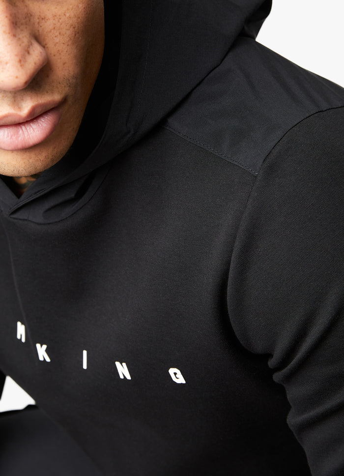 Gym King Rebellion Hood - Black