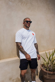 Script Core Tee - White/Pink
