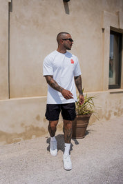 Script Core Tee - White/Pink