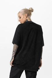 Doberman No Mercy Tee - Acid Black