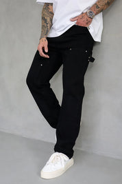 Sinners Attire Carpenter Jeans - Black