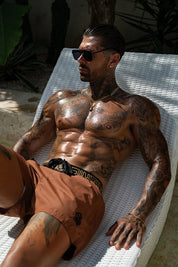 Icon Swim Shorts - Chocolate