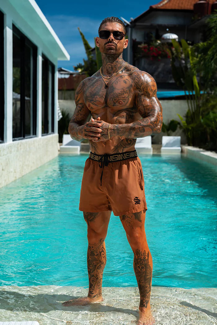 Icon Swim Shorts - Chocolate