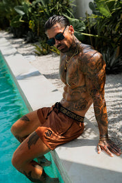 Icon Swim Shorts - Chocolate