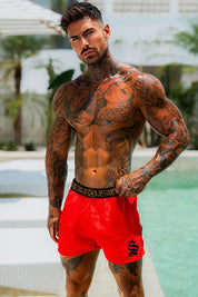 Icon Swim Shorts - Red