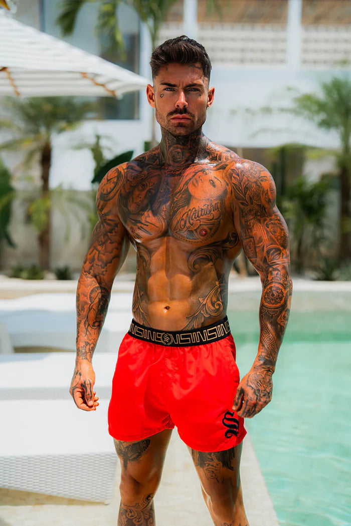 Icon Swim Shorts - Red