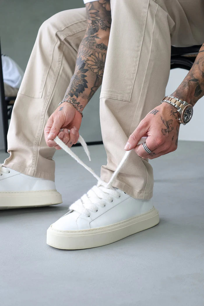 Sinners Attire Carpenter Jeans - Sand