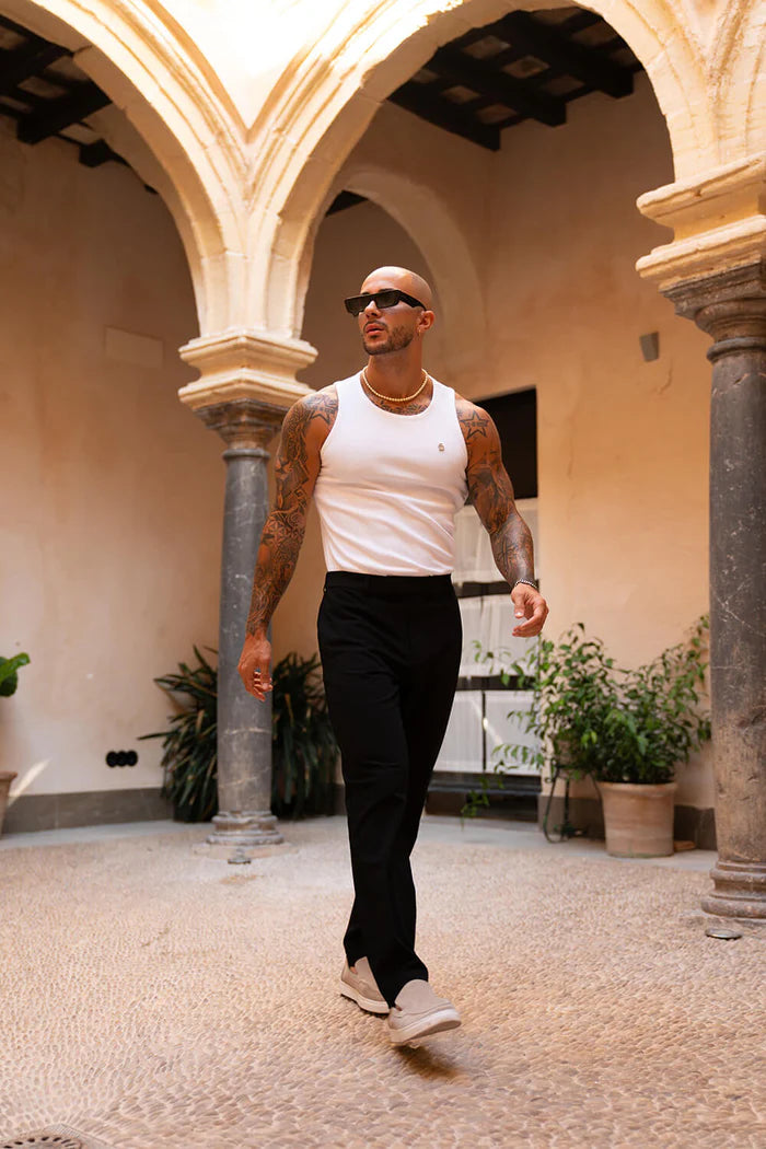 Cannes Luxe Vest - White
