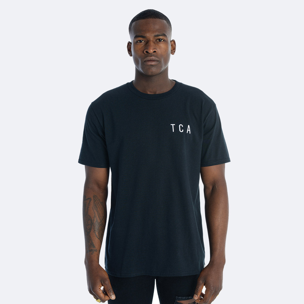 Tall Crooks TCA Embroidered T-Shirt - Black