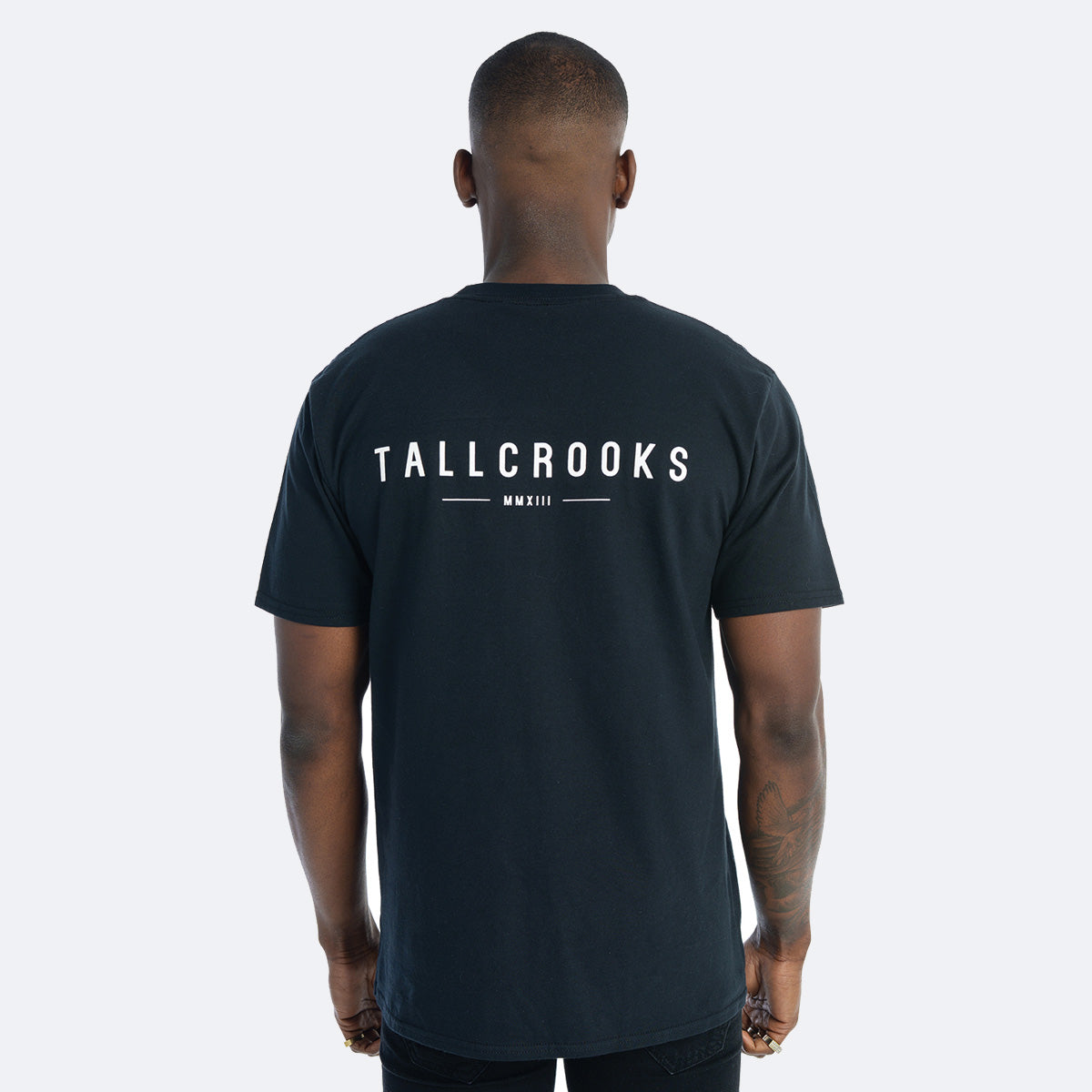 Tall Crooks TCA Embroidered T-Shirt - Black