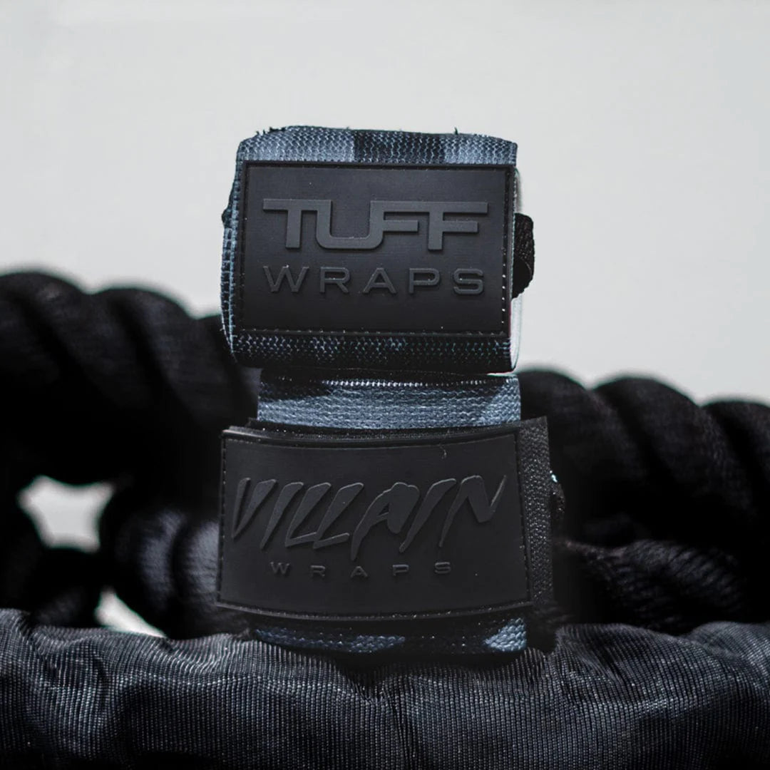 Black Camo V2 Villain Wrist Wraps 24"